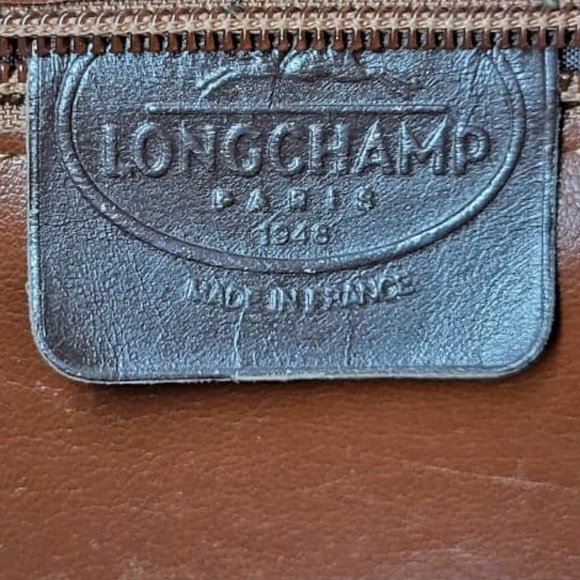 AUTHENTIC VINTAGE LONGCHAMP PARIS LE FOULONNÉ Shoulder bag - Brown - Picture 6 of 15